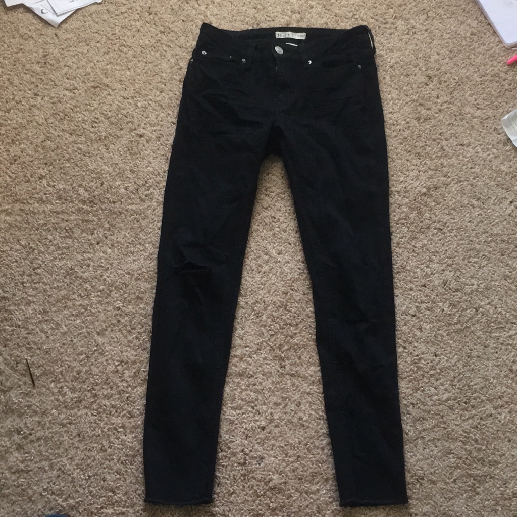 Mudd Black Skinny Destroyed Skinny Jeans